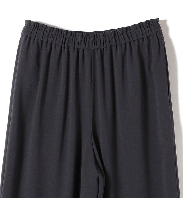 SHIPS for women「〈接触冷感 / 手洗い可能〉アセテート混 バック サテン ワイド パンツ」|その他|