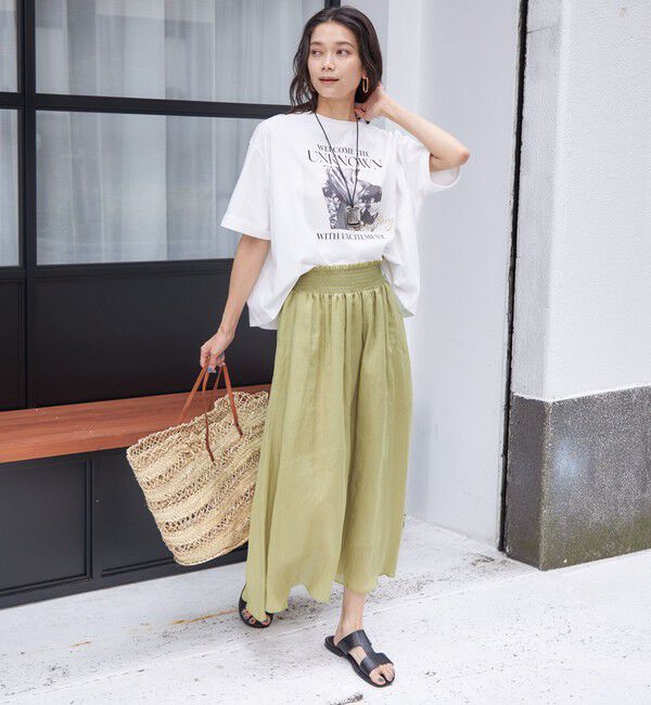 SHIPS for women「〈手洗い可能〉ラミー 4 ウエスト シャーリング スカート」|スカート|