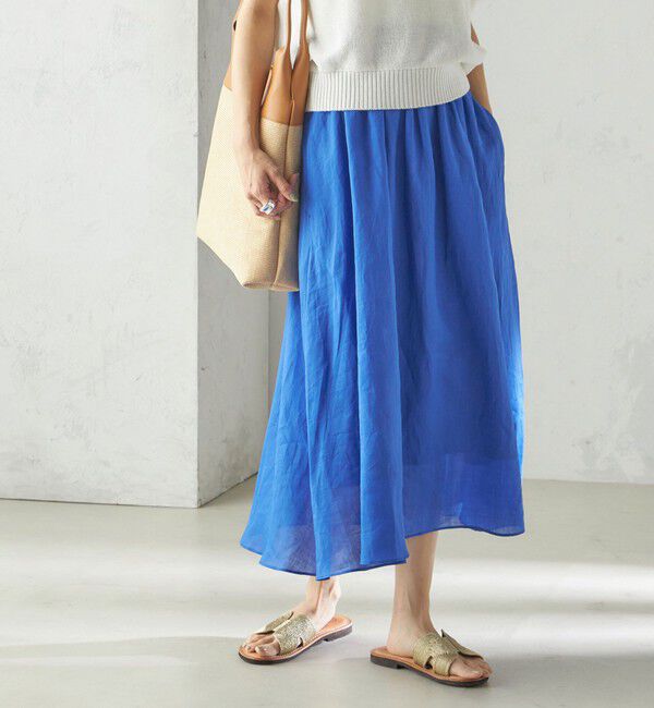 SHIPS for women「〈手洗い可能〉ラミー 4 ウエスト シャーリング スカート」|スカート|