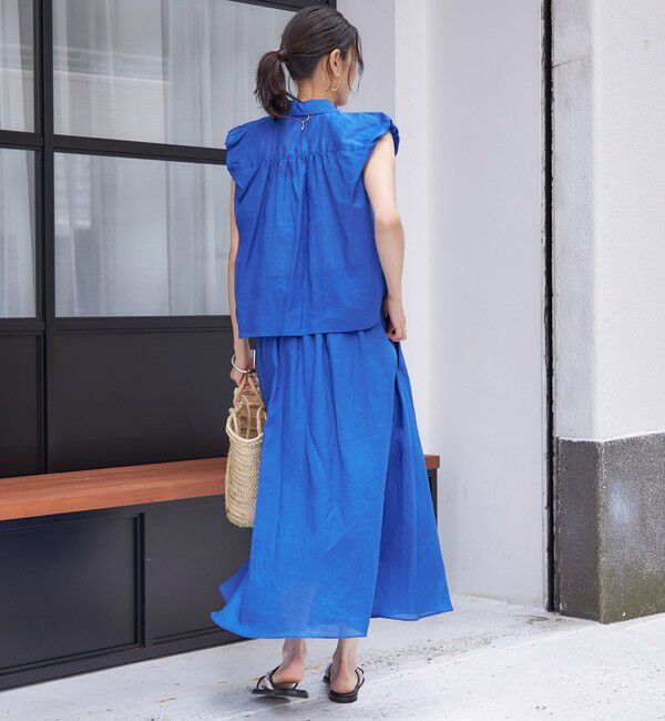 SHIPS for women「〈手洗い可能〉ラミー 4 ウエスト シャーリング スカート」|スカート|