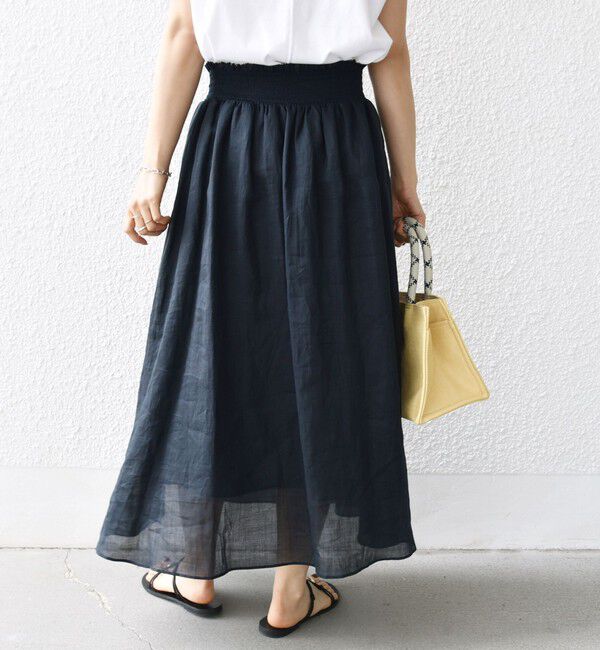 SHIPS for women「〈手洗い可能〉ラミー 4 ウエスト シャーリング スカート」|スカート|