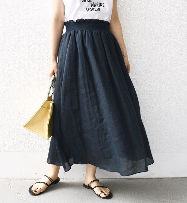 SHIPS for women「〈手洗い可能〉ラミー 4 ウエスト シャーリング スカート」|スカート|