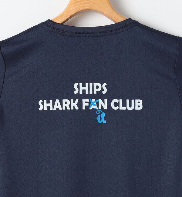 SHIPS KIDS「SHIPS KIDS:80～90m /〈接触冷感/吸水速乾〉シャーク フリーク TEE」|Tシャツ・カットソー|