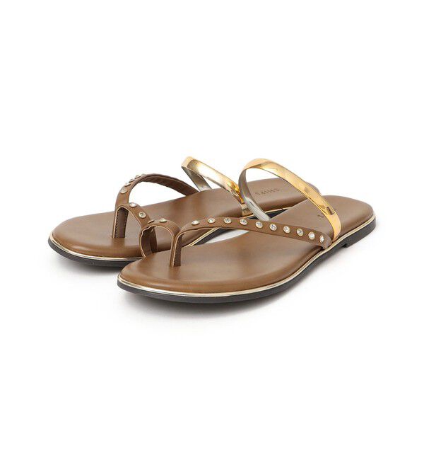 SHIPS for women「ビジュー フラット サンダル」|サンダル|