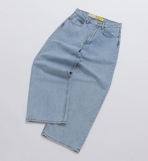 SHIPS「NEO BLUE: SUPER BAGGY JEANS」|チノ|