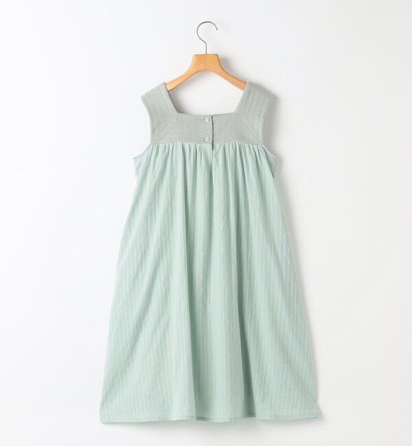 SHIPS KIDS「SHIPS KIDS:140～150cm / クロシェ ノースリーブ ワンピース」|ワンピース|
