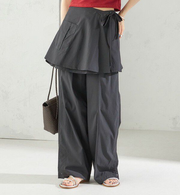 SHIPS for women「maroba:＜手洗い可能＞ドロスト ラッシュ パンツ」|その他|