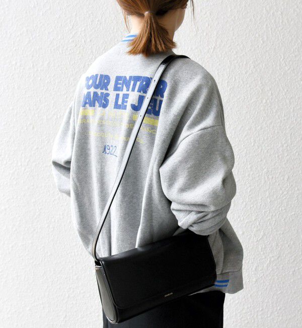 SHIPS any「【SHIPS any別注】La Hutte:〈洗濯機可能〉裏起毛 ロゴ ジップ ブルゾン」|ブルゾン・スタジャン|