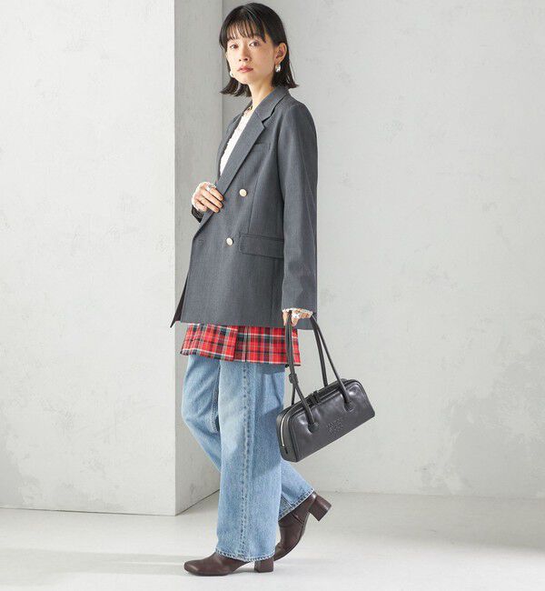 SHIPS for women「チェック プリーツ 巻き スカート」|スカート|