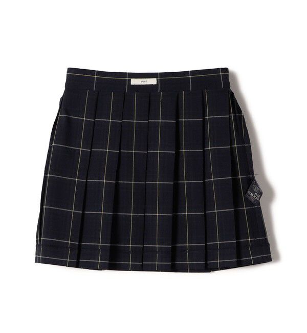 SHIPS for women「チェック プリーツ 巻き スカート」|スカート|