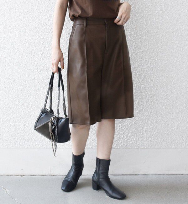 SHIPS any「SHIPS any: センター ピンタックライン ハーフパンツ」|その他|