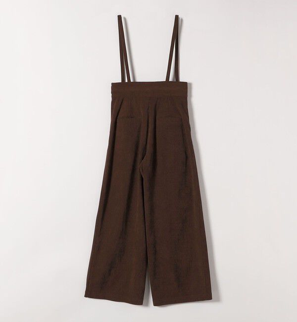SHIPS any「SHIPS any:〈手洗い可能〉コーデュロイ サスペンダー付 ハイウエスト ワイド パンツ」|その他|