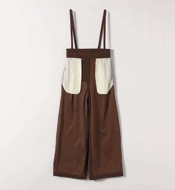 SHIPS any「SHIPS any:〈手洗い可能〉コーデュロイ サスペンダー付 ハイウエスト ワイド パンツ」|その他|