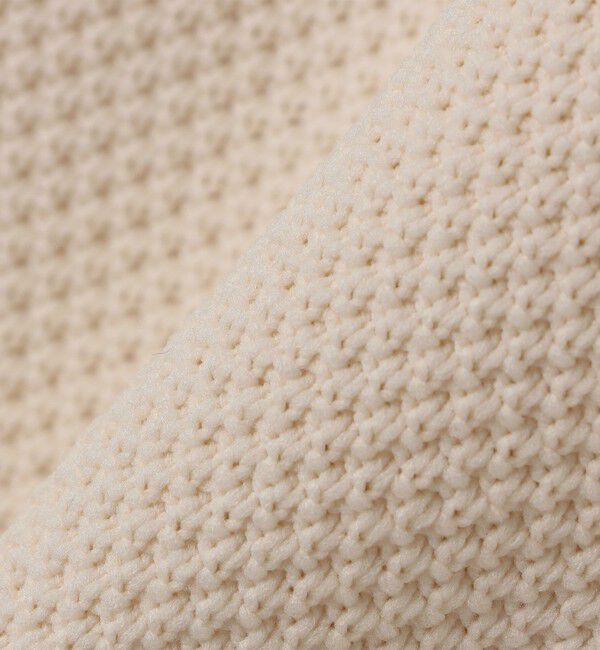 SHIPS「City Ambient Products:〈手洗い可能〉ポリエステル メッシュ ニット ポロ ロングスリーブ」|ニット・セーター|