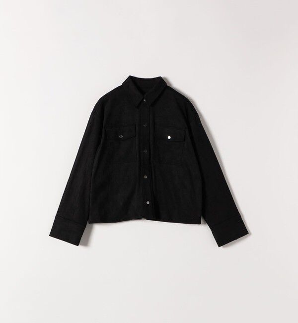 SHIPS any「SHIPS any: ポリエステル スエード ショート シャツ ジャケット」|その他|