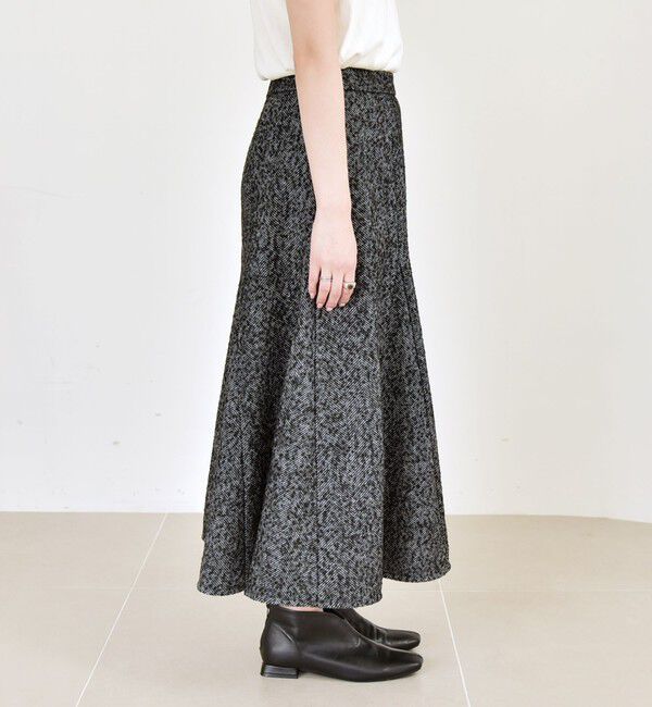 quaranciel「quaranciel: ツイード フレア スカート」|フレア|