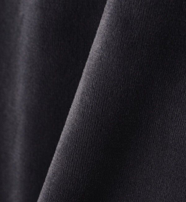 SHIPS any「SHIPS any:〈洗濯機可能〉ポリエステル ベロア 2way ヘンリーネック プルオーバー」|Tシャツ・カットソー|