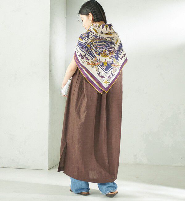 SHIPS for women「《一部追加予約》BINDU: スカーフ 100&times;100」|バンダナ・スカーフ|