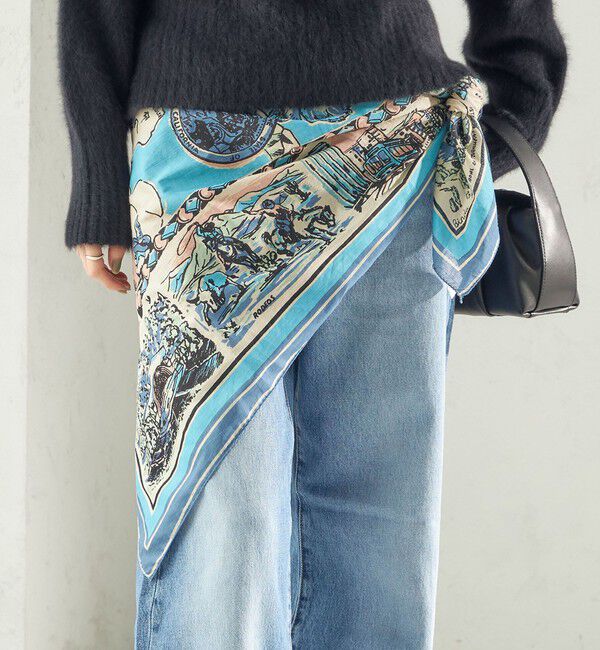 SHIPS for women「《一部追加予約》BINDU: スカーフ 100&times;100」|バンダナ・スカーフ|