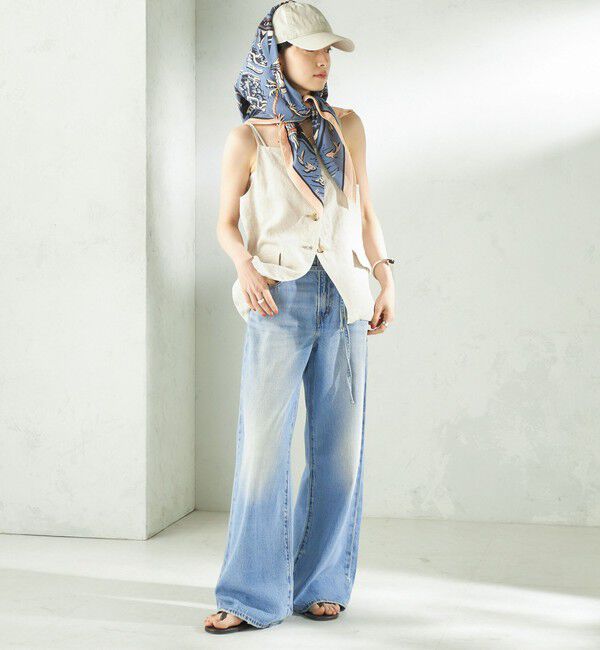 SHIPS for women「《一部追加予約》BINDU: スカーフ 100&times;100」|バンダナ・スカーフ|