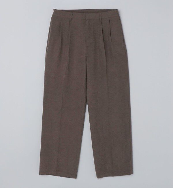 SHIPS「City Ambient Products: ドレープ 2タック ワイド スラックス」|スラックス|