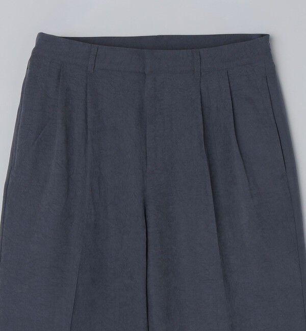 SHIPS「City Ambient Products: ドレープ 2タック ワイド スラックス」|スラックス|