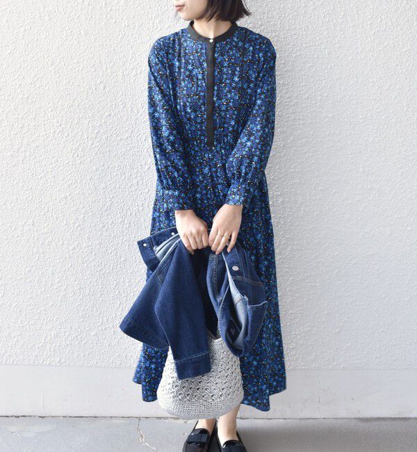 SHIPS Colors 「SHIPS Colors:〈手洗い可能〉MULHOUSE フラワー プリント ワンピース◇」|ワンピース|