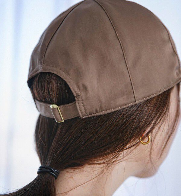 quaranciel「quaranciel:〈UVカット/接触冷感/撥水加工/手洗い可能〉ラスター キャップ」|キャップ・キャスケット|