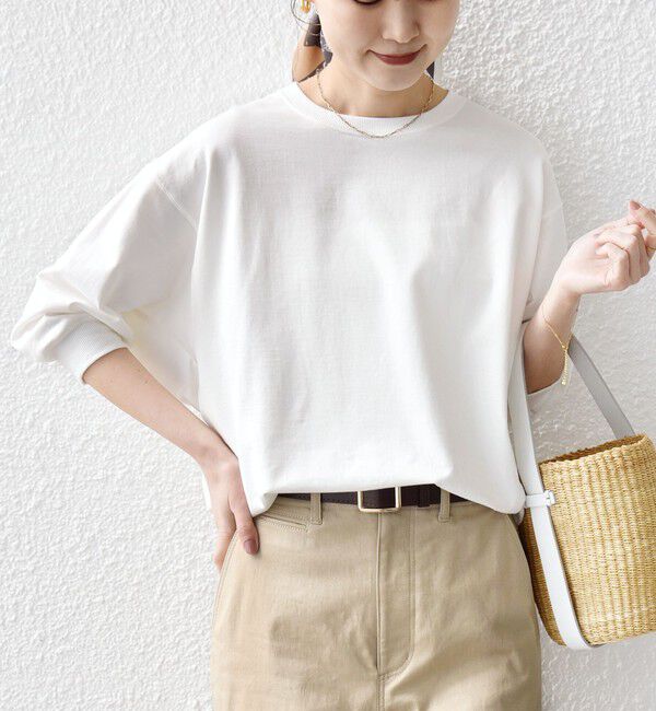 SHIPS for women「〈手洗い可能〉ハイゲージ ドルマン プルオーバー」|Tシャツ・カットソー|