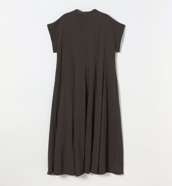 SHIPS any「SHIPS any:〈洗濯機可能〉ツイル バンドカラー フレンチ フレア シャツ ワンピース」|ワンピース|