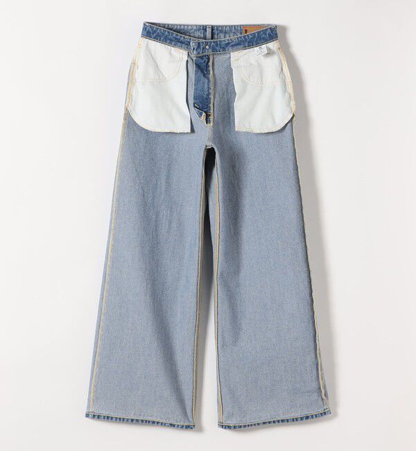 SHIPS any「Lee:〈洗濯機可能〉デニム ワイド パンツ」|デニム|