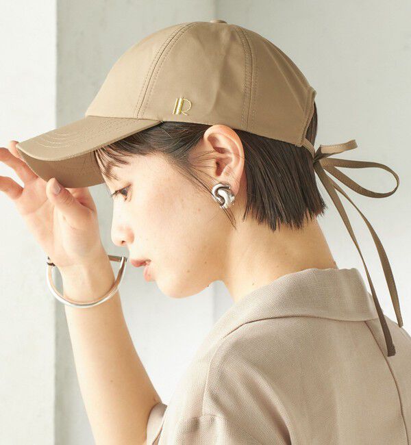 SHIPS for women「Revis:〈UVカット / 撥水 / 透湿〉リボン キャップ」|キャップ・キャスケット|