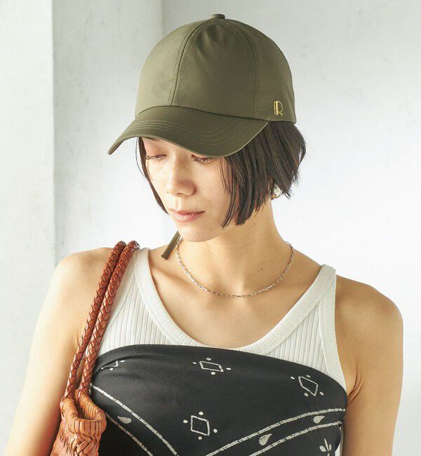 SHIPS for women「Revis:〈UVカット / 撥水 / 透湿〉リボン キャップ」|キャップ・キャスケット|
