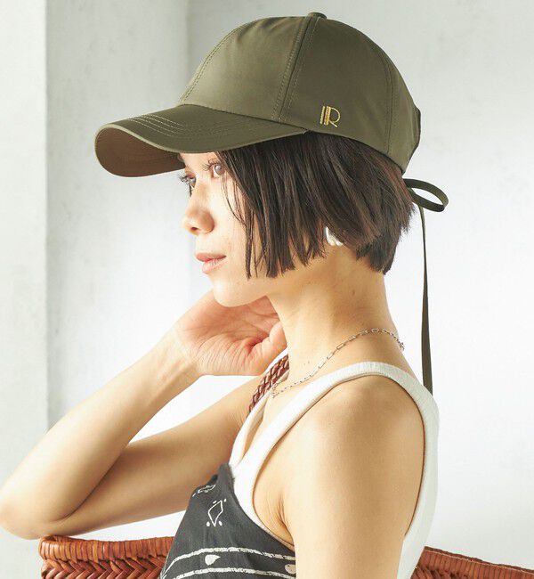 SHIPS for women「Revis:〈UVカット / 撥水 / 透湿〉リボン キャップ」|キャップ・キャスケット|