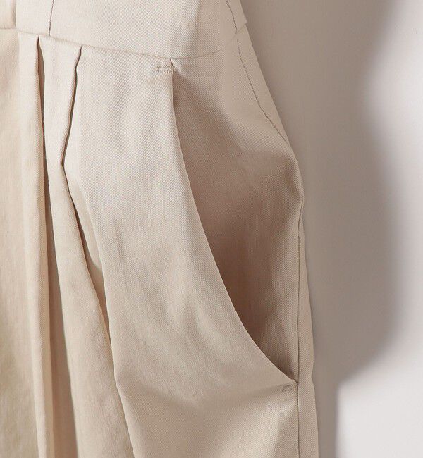 quaranciel「quaranciel:〈洗濯機可能〉Vネック ワイド オールインワン」|オールインワン|