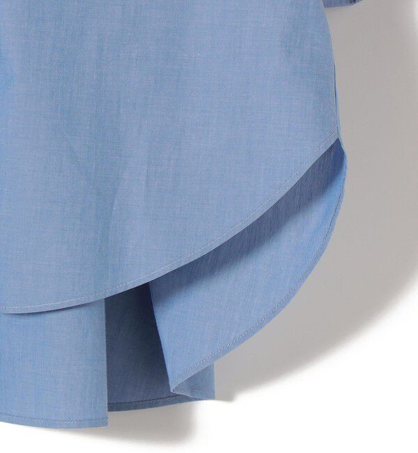 SHIPS for women「《予約》〈手洗い可能〉バック フレア 袖 ギャザー スキッパー ブラウス」|シャツ・ブラウス|