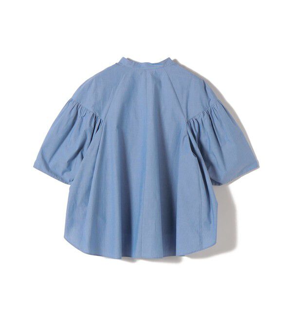 SHIPS for women「《予約》〈手洗い可能〉バック フレア 袖 ギャザー スキッパー ブラウス」|シャツ・ブラウス|