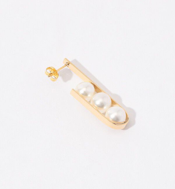 TOMORROWLAND GOODS「【別注】januka 3シェルパールピアス」|ピアス|