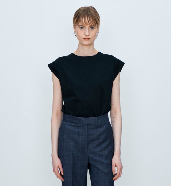 TOMORROWLAND collection「スーピマコットンジャージー フレンチスリーブプルオーバー」|Tシャツ・カットソー|