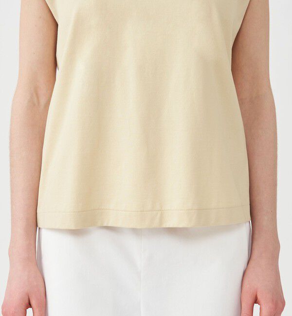 TOMORROWLAND collection「スーピマコットンジャージー フレンチスリーブプルオーバー」|Tシャツ・カットソー|