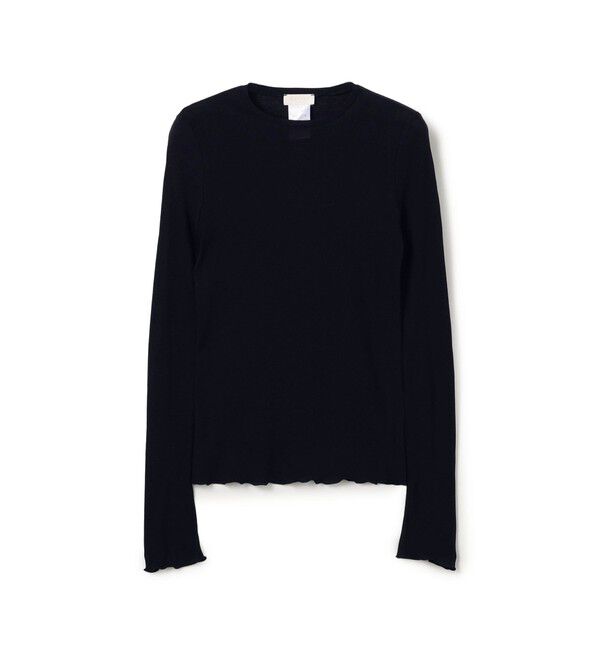 Ballsey「コットンシルクリブ クルーネックプルオーバー」|Tシャツ・カットソー|69 ネイビー