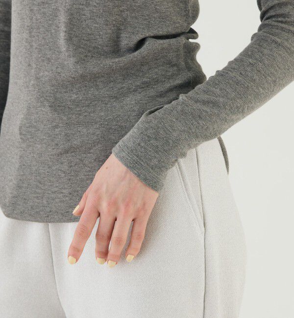 GALERIE VIE「レーヨンカシミヤジャージー クルーネックプルオーバー」|Tシャツ・カットソー|