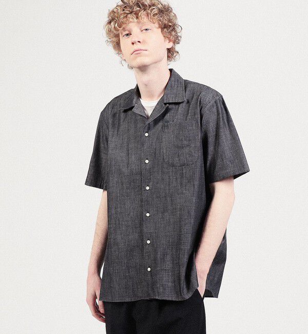 TOMORROWLAND BUYING WEAR「【別注】INDIVIDUALIZED SHIRTS コットンシャンブレー キャンプカラーシャツ」|シャツ・ブラウス|