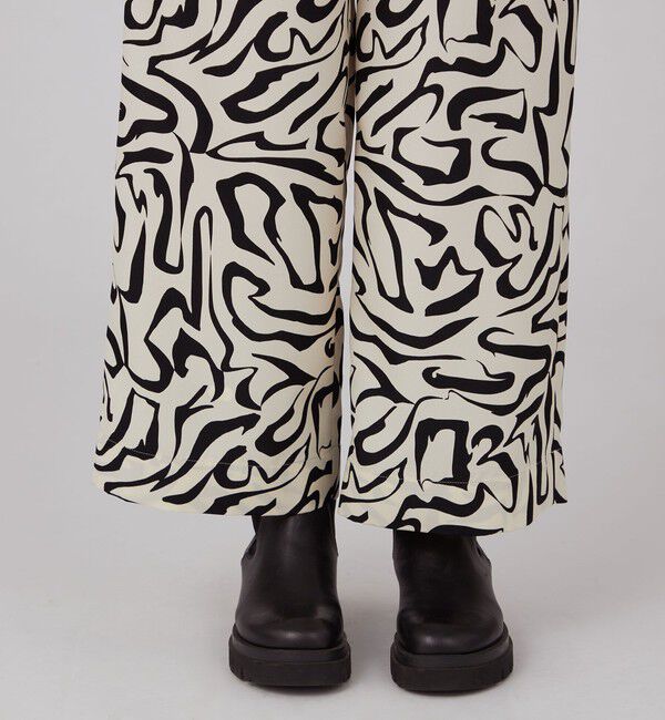 MACPHEE「ゼブラプリント イージーストレートパンツ」|その他|