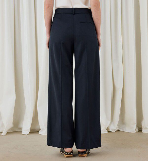 DES PRES「ハイツイストギャバジン タックパンツ」|スラックス|