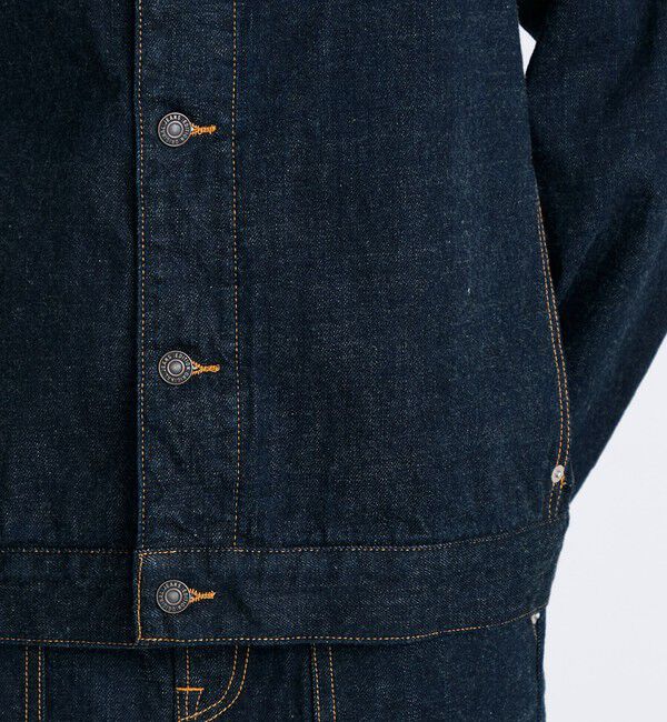 Edition「ワンウオッシュ エッセンシャルデニム フーデットブルゾン」|ブルゾン・スタジャン|