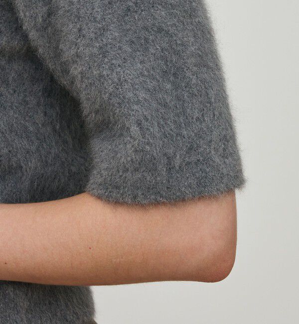 DES PRES「フォックスカシミヤ ハーフスリーブカーディガン」|カーディガン|