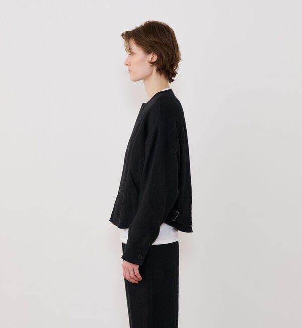 GALERIE VIE「ブラッシュドリネン コクーンブルゾン」|ブルゾン・スタジャン|