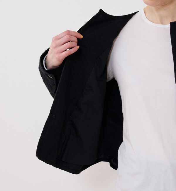 GALERIE VIE「ブラッシュドリネン コクーンブルゾン」|ブルゾン・スタジャン|