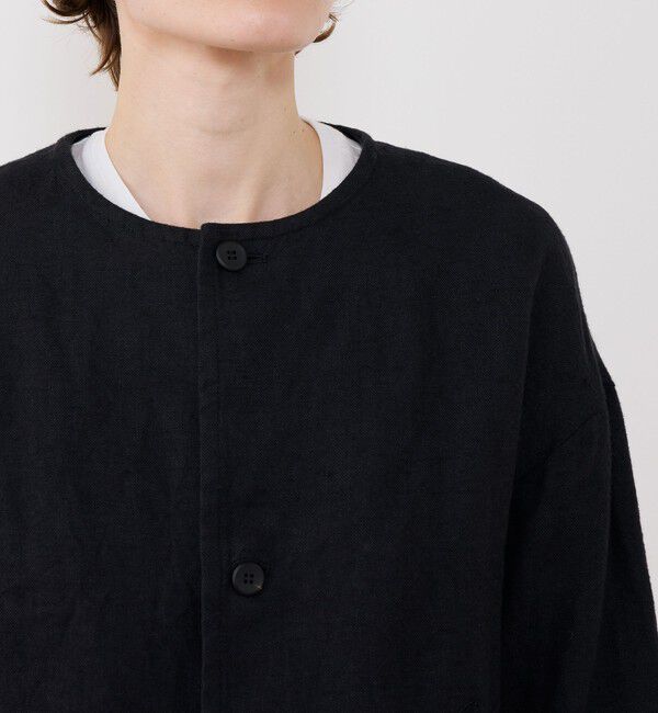 GALERIE VIE「ブラッシュドリネン コクーンブルゾン」|ブルゾン・スタジャン|